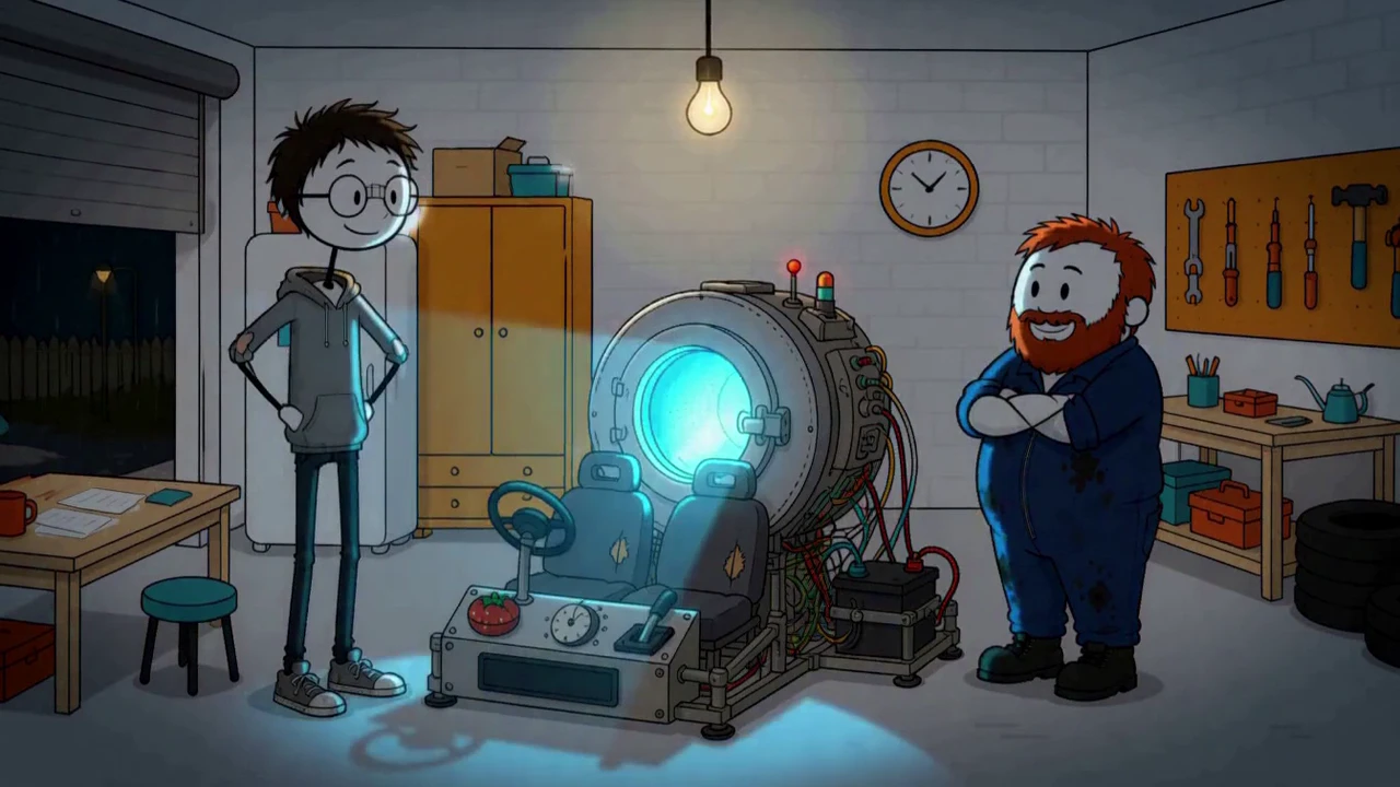 Fotogramma di «Ricchi grazie a una lavatrice», corto animato